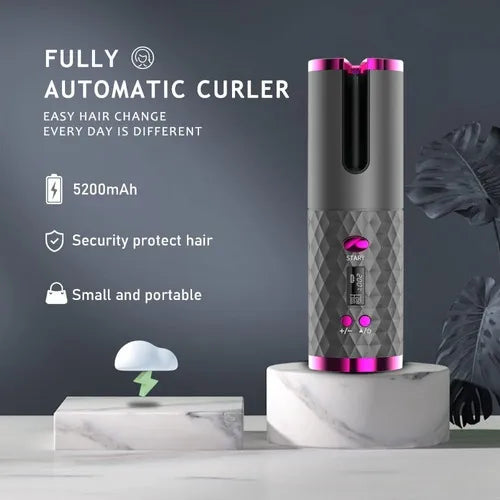 Rizadora Automatica Recargable Portatil