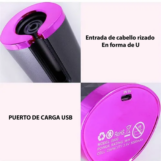 Rizadora Automatica Recargable Portatil
